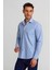 Regular Fit Çizgili Mavi Erkek Gömlek GM23K232019_D35 1