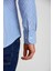 Regular Fit Çizgili Mavi Erkek Gömlek GM23K232019_D35 3