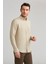 Regular Fit Paşa Yaka Bej Erkek Gömlek GM23Y231134_D07 5