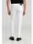 5 Cepli Beyaz Spor Erkek Pantolon PNS23Y23110_D01 2