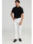 5 Cepli Beyaz Spor Erkek Pantolon PNS23Y23110_D01 3