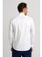 Regular Fit Beyaz Saten Erkek Gömlek GM23K232064_D01 2
