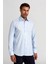 Platinium İtalyan Kumaş Regular Fit Mavi Erkek Gömlek PLTG005_D35 1