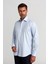 Platinium İtalyan Kumaş Regular Fit Mavi Erkek Gömlek PLTG005_D35 4