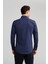Bisse Spor Gömlek Modern Fit U. Kol Paşa Yaka Düğmeli Koyu Zemin Spor Çizgili Lacivert GMCZG1722300201_D39 2