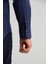 Bisse Spor Gömlek Modern Fit U. Kol Paşa Yaka Düğmeli Koyu Zemin Spor Çizgili Lacivert GMCZG1722300201_D39 3