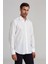Regular Fit Beyaz Klasik Erkek Gömlek GMKLS0922300107_D01 4