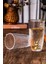 Buzlu Çizgili Tasarım Cam Su,Meşrubat,Latte,Kahve,Smoothie Bardağı 3 Adet-350 ML-4360 5
