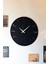 Yeni Modern Dekoratif Atria Ahşap Duvar Saati 48 cm 1