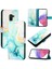 Samsung Galaxy A8 2018 Mermer Desen Cüzdan Kickstand Pu Deri (Yurt Dışından) 5