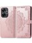 Xiaomi Poco F6 Deri Kılıf Için Flip Case Zarif Desen Kapak Çevirin (Yurt Dışından) 1