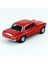 43686 1/34-1/39 Ölçek Mercedes Benz 220, Kırmızı, Çek-Bırak Mekanizmalı Oyuncak Metal Araba 4