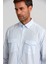 Regular Fit Paşa Yaka Kol İçi Apoletli Mavi Spor Erkek Gömlek GM23Y231124_C35 1