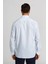 Regular Fit Paşa Yaka Kol İçi Apoletli Mavi Spor Erkek Gömlek GM23Y231124_C35 4