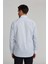 Regular Fit İtalyan Yaka Kareli Mavi Erkek Gömlek GM23K232072_D35 2