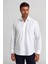 Regular Fit Pötikare Beyaz Erkek Gömlek GM23K232095_D01 1