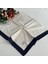 Premium Monogram Eşarp Beyaz-Lacivert GX0203 1