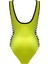 Askılı Pencere Detaylı Spor Tasarım Yeşil 50UV Kız Çocuk Mayo BY NESSI BYRD 3
