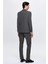 Slim Fit Gri Düz Mono Yaka Çift Yırtmaçlı Astarlı Takim Elbise 4HF05ORT01577 5