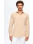 Slim Fit Bej İtalyan Yaka Gömlek 2HF02ORT5185 1