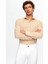 Slim Fit Bej İtalyan Yaka Gömlek 2HF02ORT5185 2