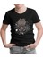 Örümcekler ve Yarasa Siyah Çocuk Tshirt 1
