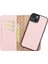 Apple iPhone 13 Uyumlu Deri Cüzdanlı Kılıf Nu2 Pembe 2