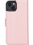 Apple iPhone 13 Uyumlu Deri Cüzdanlı Kılıf Nu2 Pembe 5
