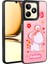 Realme C55 4g Uyumlu Case Shining Embossed Iconic Figured Amas Silicone Cover, Pembe 1