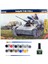 E003ST 1/35 Pzkpfw T-60 743R Tankı Plastik Model Kiti, (12XBOYA,2XFIRÇA,YAPIŞTIRICILI Başlangıç Seti) 1