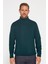 Slim Fit Dar Kesim Tam Balıkçı Yaka Desenli Yeşil Erkek Triko Triko Kazak 2