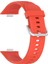 Huawei Watch Fit 3 Kordon, Silicone Sport Band - Turuncu 1