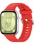 Huawei Watch Fit 3 Kordon, Silicone Sport Band - Kırmızı 2