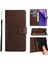 Google Pixel 9 Pu Deri Manyetik Kapatma Kickstand Kartı Için Filp Durumda (Yurt Dışından) 1