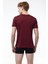 Erkek Bordo 3 Lü Paket Basic V Yaka Ince Modal Yaz Serinliği Tshirt 3M085 4