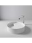 RB141RUBY Tezgah Üzeri Lavabo Ø40 cm Inci Mat Beyaz 1
