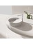 RB141RUBY Tezgah Üzeri Lavabo Ø40 cm Inci Mat Beyaz 3