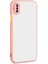 iPhone Xs Kenarları Renkli Arkası Buğulu Şık Hux Silikon Kılıf 1