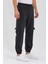 Erkek 3 Iplik Jogger Eşofman Altı Antrasit 2
