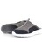 Hakiki Deri Gri Siyah Comfort Spor Terlik 5