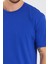 Erkek Pamuk Modal Oversize T-Shirt Saks 2