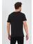 Erkek Pamuk Modal Regular Fit T-Shirt Siyah 4