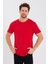 Erkek Pamuk Modal Regular Fit T-Shirt Kırmızı 1