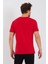 Erkek Pamuk Modal Regular Fit T-Shirt Kırmızı 4