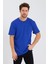 Erkek Pamuk Modal Oversize T-Shirt Saks 1