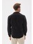 Slim Fit Cepli Erkek Siyah Gömlek Ceket 4