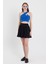 Kadın Askılı Crop Kaşkorse Saks 3