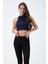 Kadın Kaşkorse Crop Atlet Indigo 1