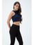 Kadın Kaşkorse Crop Atlet Indigo 2