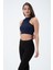 Kadın Kaşkorse Crop Atlet Indigo 3